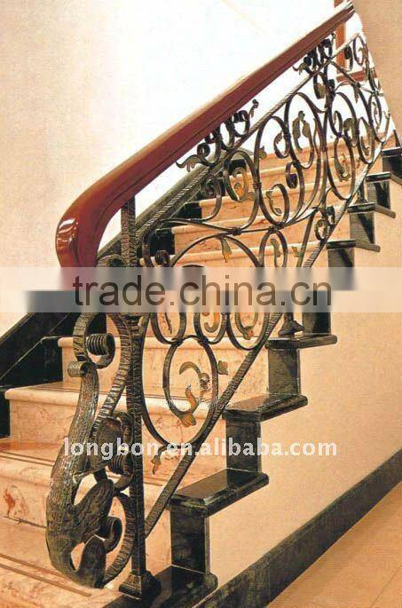 Top-selling nice welded cast iron pvc handrail for outside