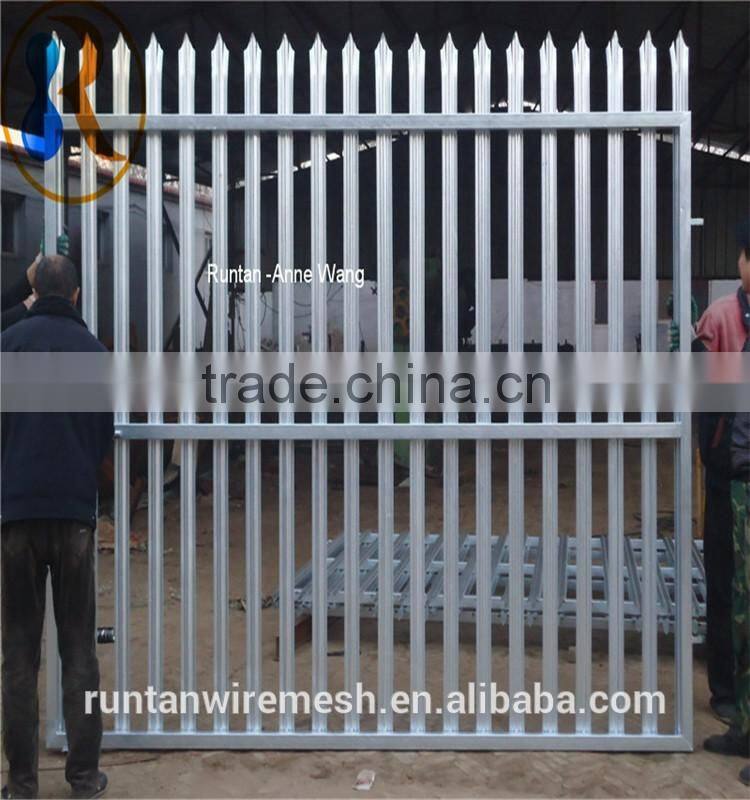 UK BS1722 Standard D-type palisade fence