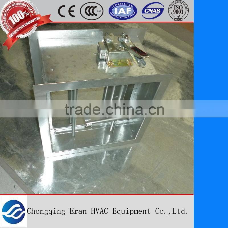 Galvanized Air Duct Smoke Exhaust & Fire Proof Damper (Normal Open)