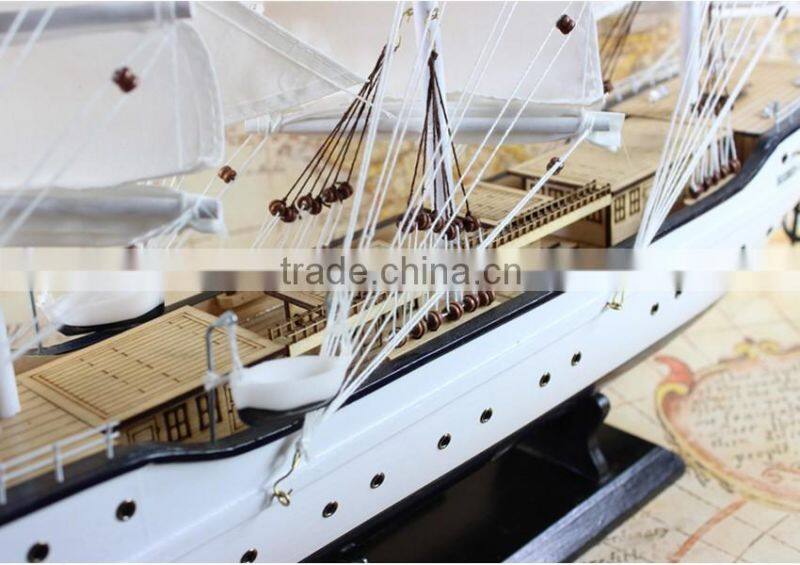 HOT sale handcrafted desk decor fishing sailing boat decor gift