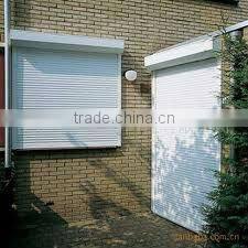 Automatic rolling shutter with pvc window