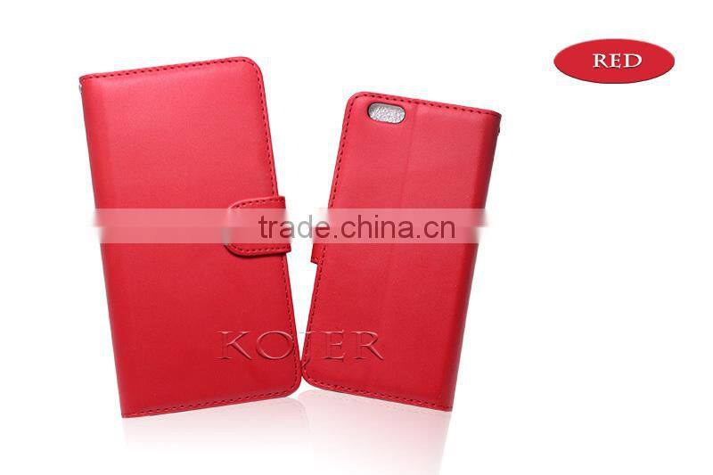 Hot PU lether phone case for iphone 6 case cover
