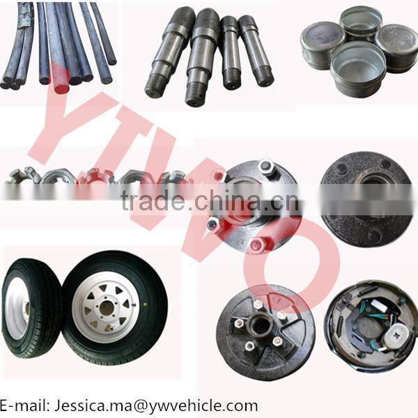 Heavy duty axle rubber torsion axle small trailer axle trailer stub axle