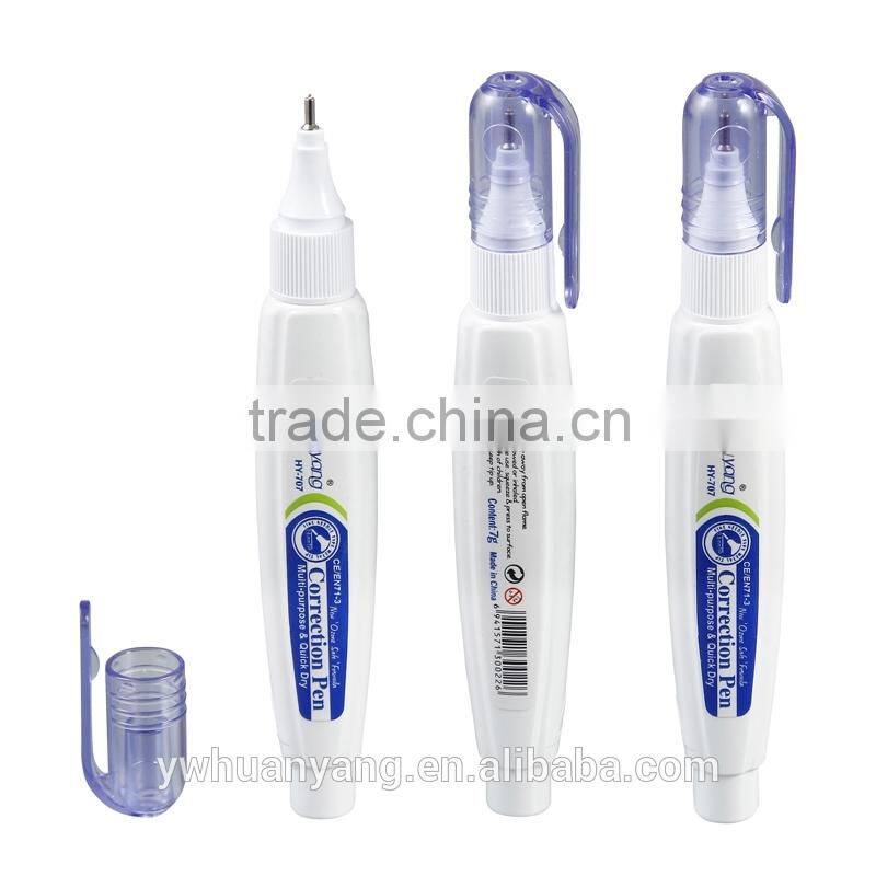blue wite out dry fast correction pen fluid HY-707