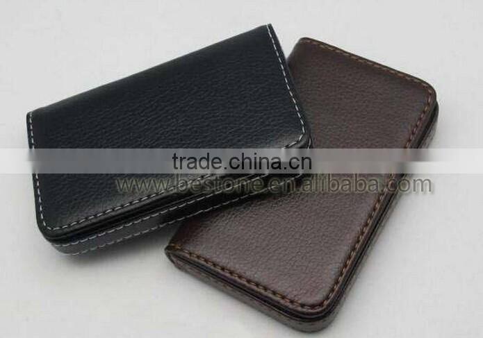 Custom Business Leather Men Name Card Holder
