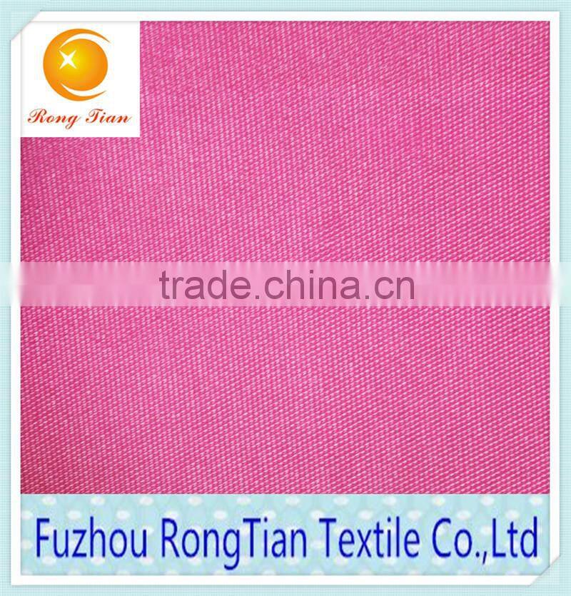 New style pink polyester weft shinny knitting fabric for upholstery