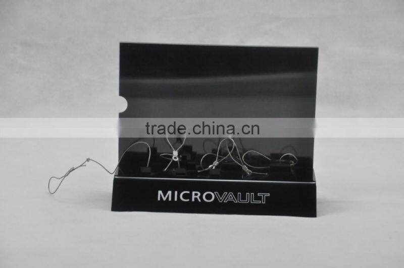 Black Acrylic Display With Metal