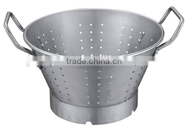 Kitchen basket strainer commerical stainless steel food fruit colander