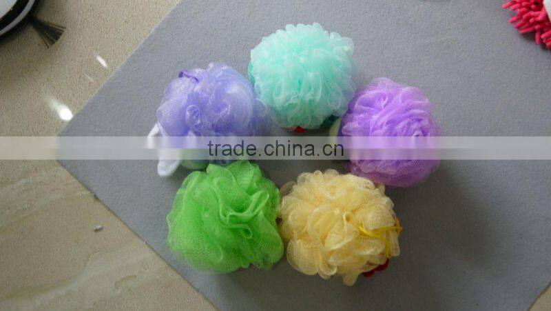 Mesh sponge shower ball exfoliating bath gloves colorful SLS006-02