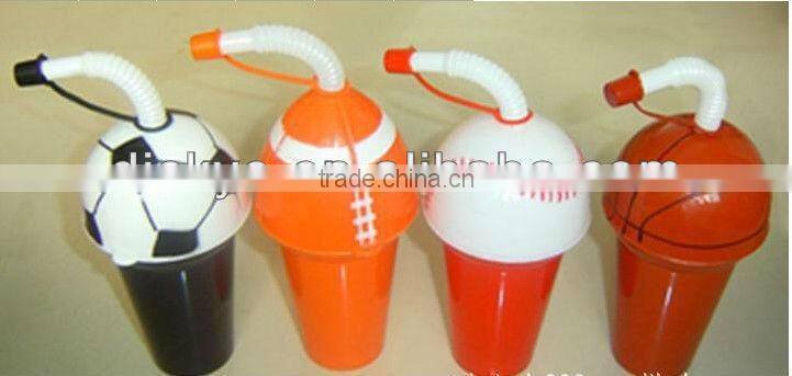 2015 Hottest Basketball Cup,Popular Football/Basketball Shaped Plastic Water Cup for Sales Promotion