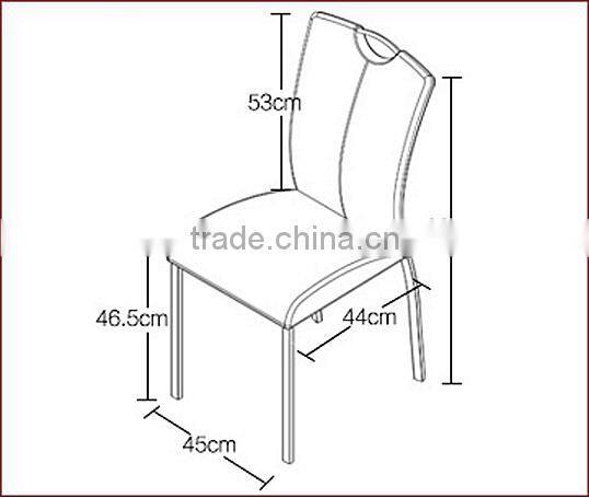 2016 hand made restaurant wholesale metal painted italian dining chairs