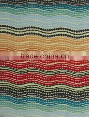 orange green wave mesh Spandex nylon 4070 Elastic print Fabric