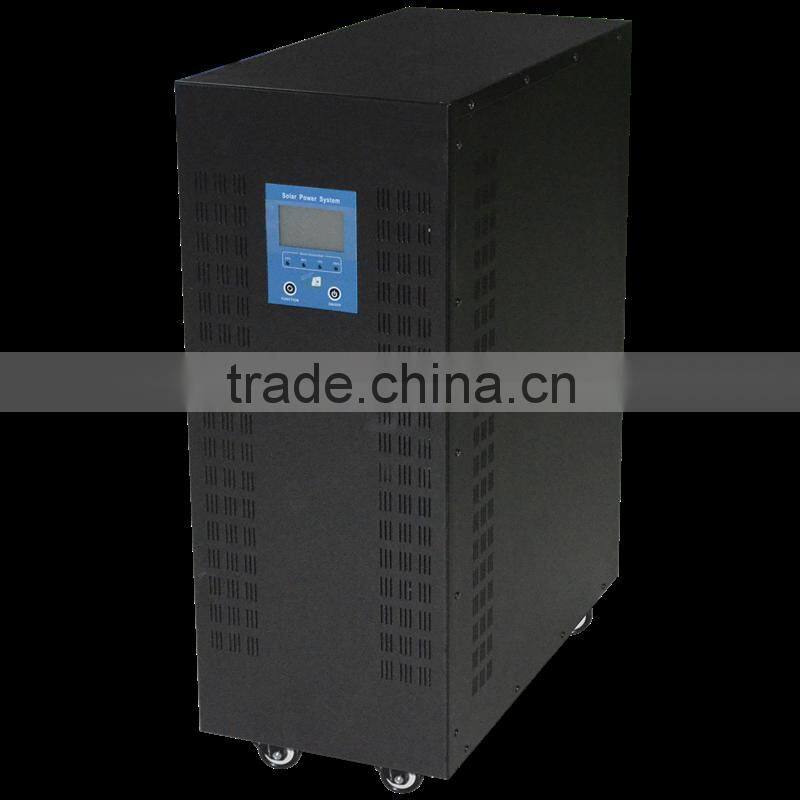 best factory price 10kw new intelligent solar inverter with built-in charge pwm/mppt controller