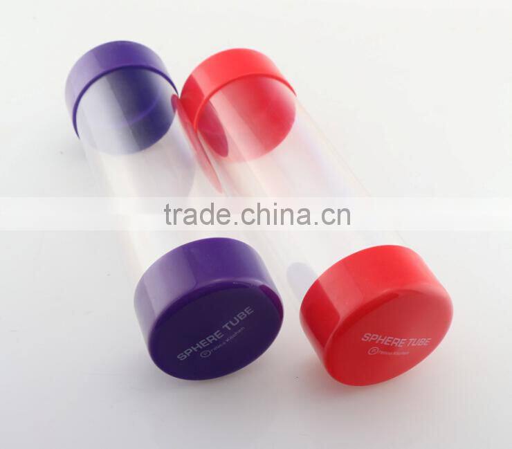 Clear 2mm plastic tube colored plastic tube