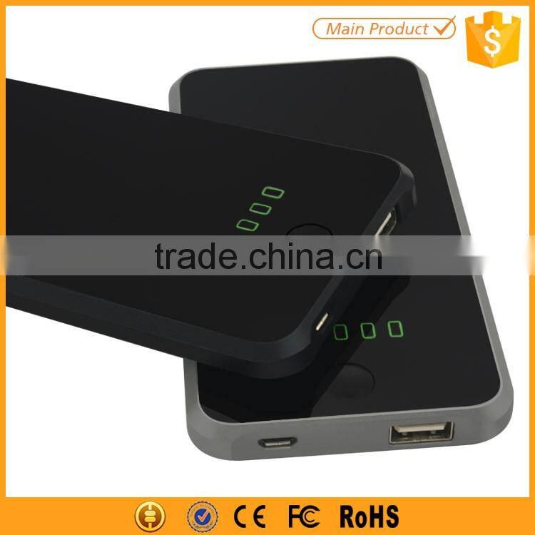 New 2016 1.5A Input Fast Charging Power Banks 6000mah