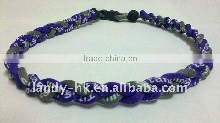 Custom made titanium sports necklace,cheap sports titanium necklace,custom titanium rope necklace