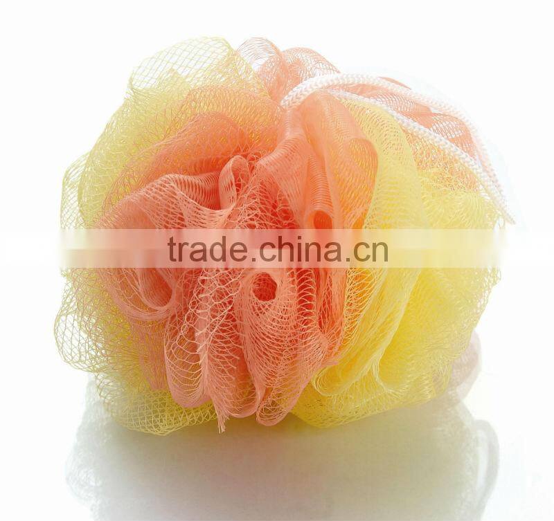 Promote product colorful Bath sponge flowers shape