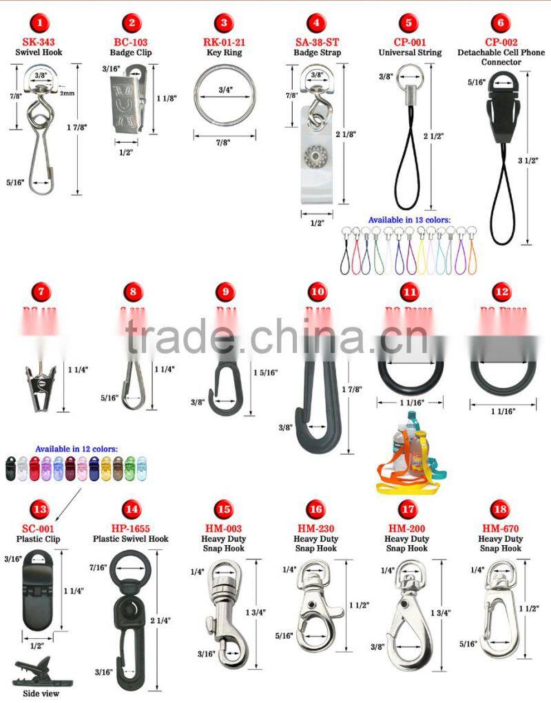 Wholesale Promotional printing lanyard, custom cheap lanyards, ID card lanyard ring