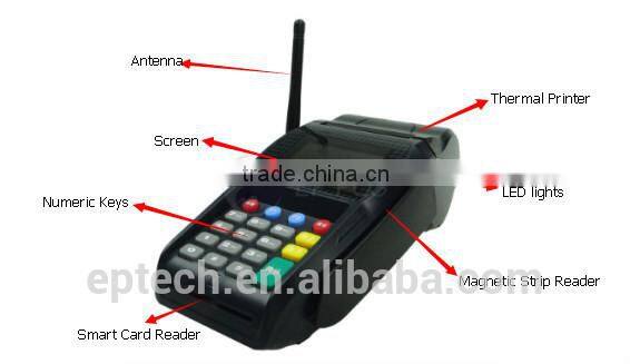 Fast Production pos EP T260 2016 3G 4G RFID card reader portable POS