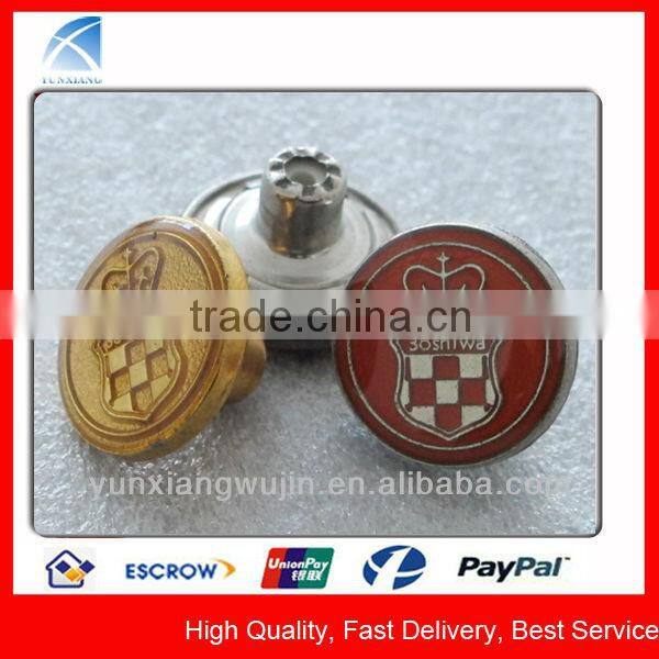 YX2817 Fashion Metal Custom Jeans Buttons for Garments