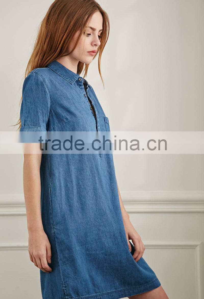 blank denim tshirt dress design