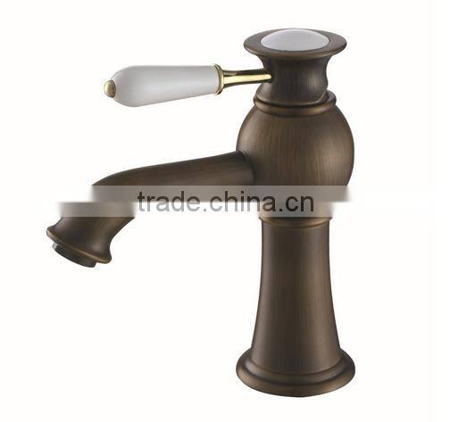 Best price brass bathroom lavatory faucet antique broze
