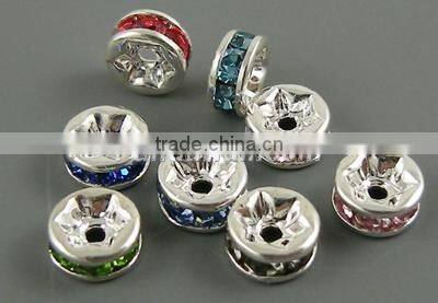 Fashion Jewelry Beads, Rhinestone Beads(RSB037NFG)