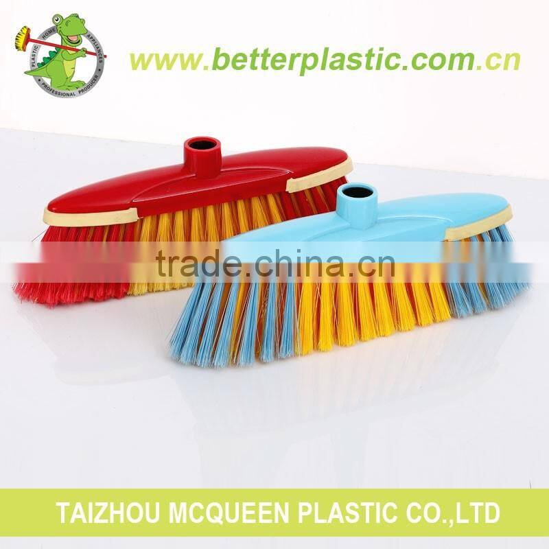 Wholesale Custom Colored Plastic Cleaning Soft Broom With Handle