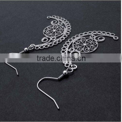 2013 Latest Hollow out simple earrings New design fashion jewelry earring