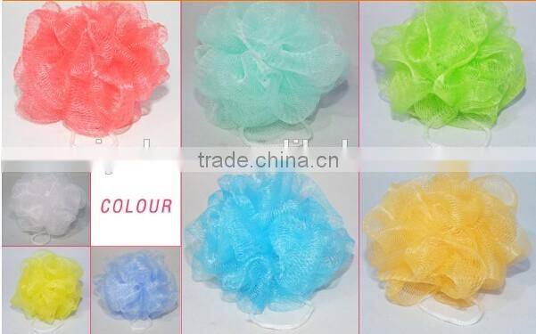Fancy black loofah mesh sponge balls wholesale