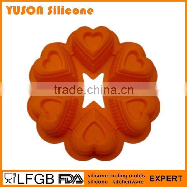 Hot Selling Rose Flower Cake Decoration Tip Silicone Fondant Mold