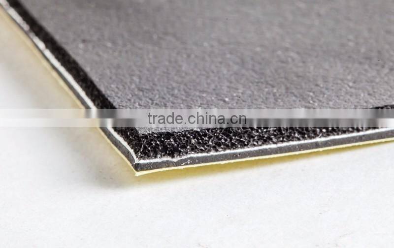 Natural skin self adhesion close cell structure foam rubber car noise insulation material
