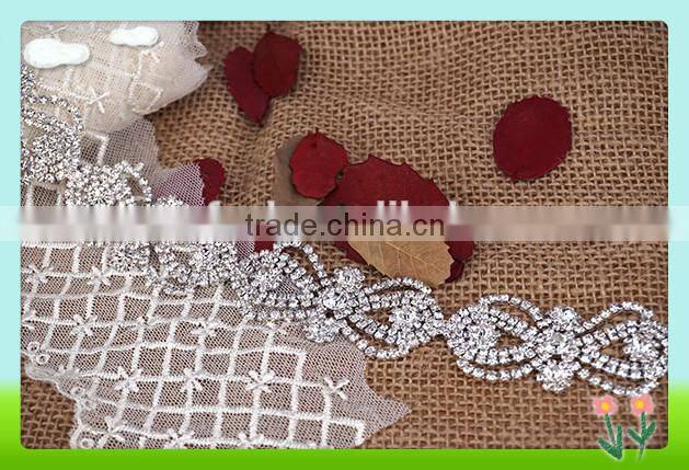 Cheerfeel bling bling decorative rhinestone bridal trimmings chain