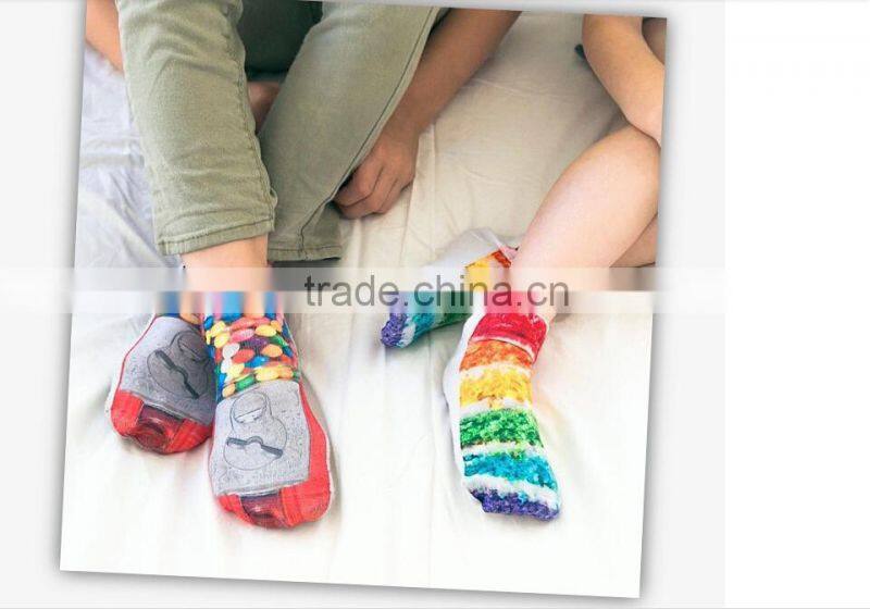 No Show Custom Sublimation Photo Print Socks