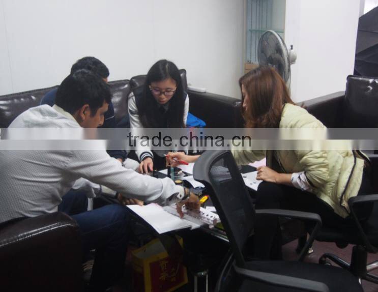 Skylight two layers empty compact powder sifter compact case