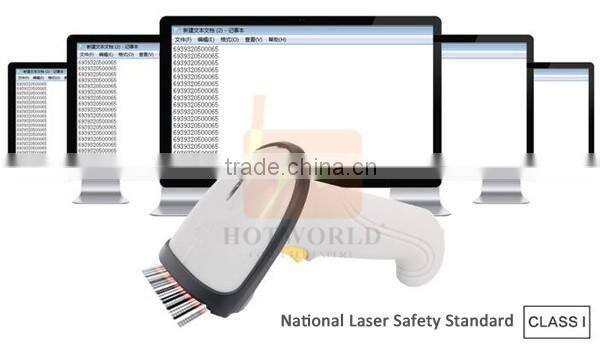 1D Wireless 30m Laser Barcode Scanner