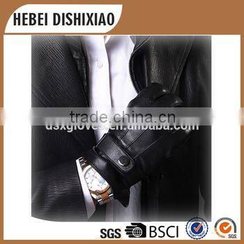 Europe Design Mens Nappa Leather Gloves Mens Soft Leather Gloves For Winter