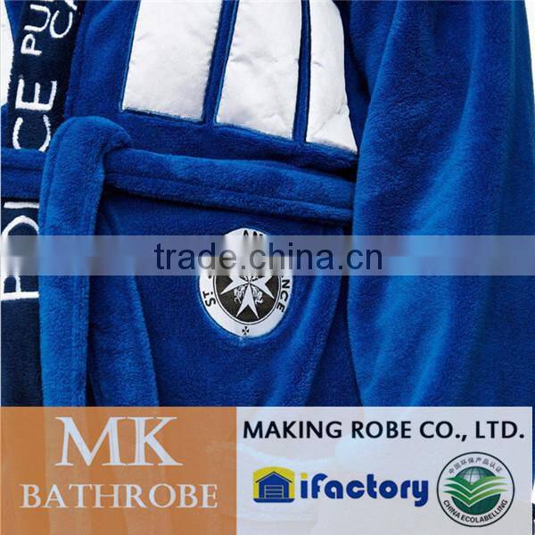 Doctort Who-Tardis personalized fleece bathrobe