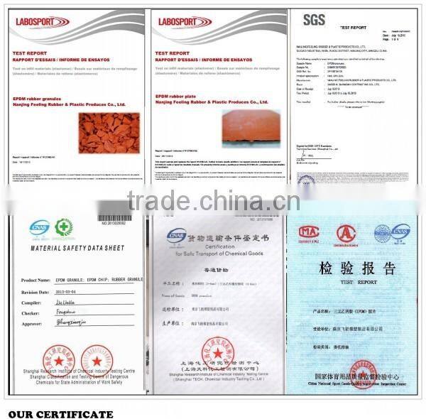 EPDM granules crumb rubber rubber track used for playground running track-F-V-1612