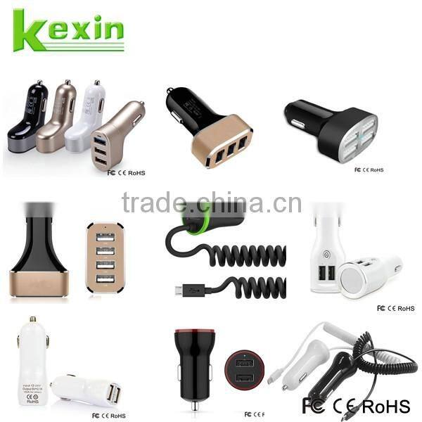 Whoesale Smart Mini Safety Hammer Car Charger with 2 port, Portable 12V Micro USB Adaptor for Charging