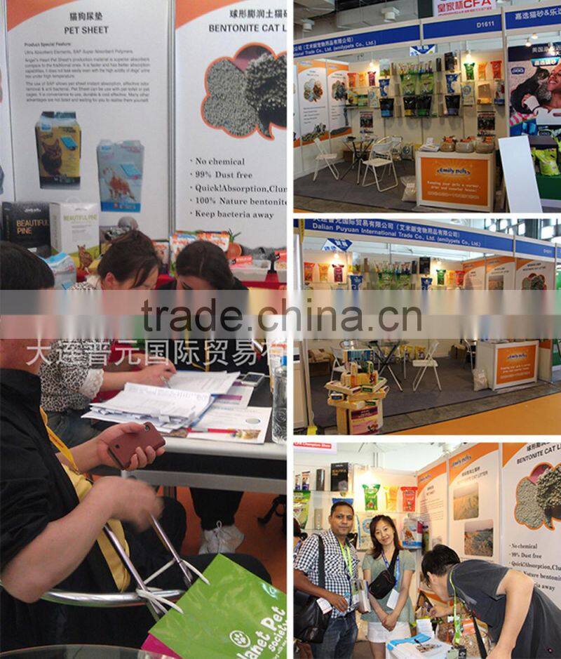 China Puyuan cats application clumping bentonite cat litter