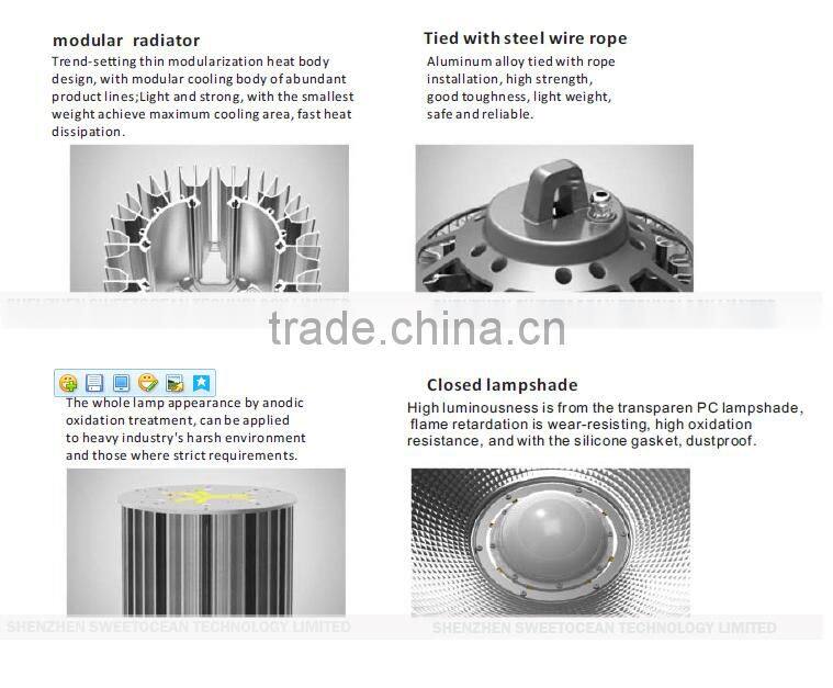 High Quality High Bay 100w 120w 150w 200w 300w Led Low Bay Light 5 years warranty