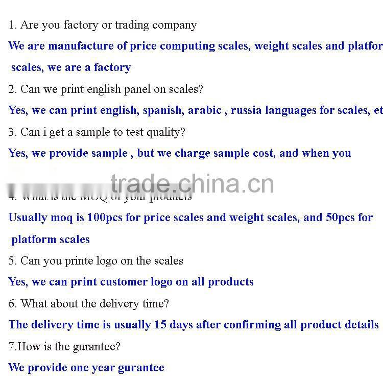 TCS Stainless Steel Electronic Platform Weighing Scale