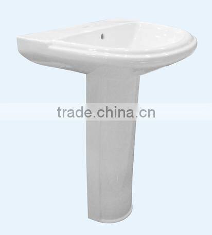 Y048 ceramic sanitary ware pedestal basin