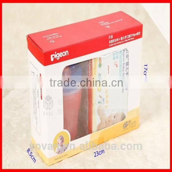 Top Eco-friendly Paper Box for Feeding-bottle Packing Custom