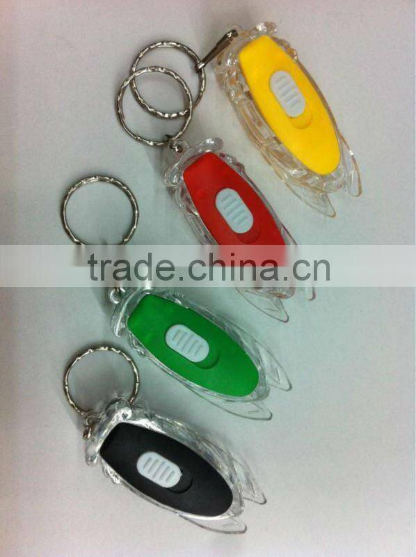 new styleBaseball cap shape led keychain light