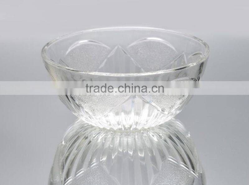 Clear Sunflower Glass Bowls