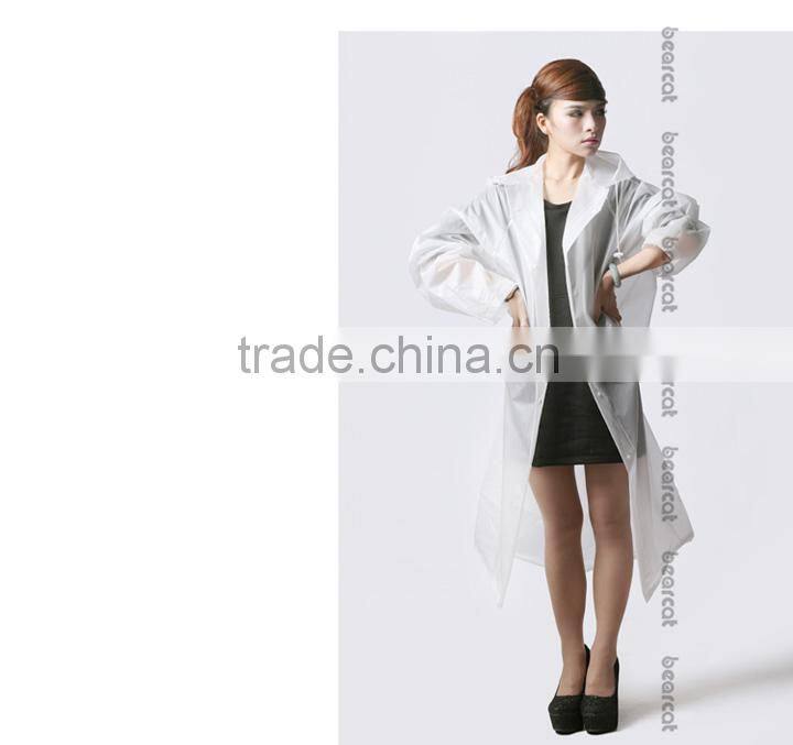 BEARCAT slim poncho, fashion translucent raincoat