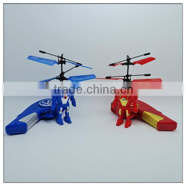 Newest toys Flying Robort.HY-835 infrared induction toy flying helicopter for sale