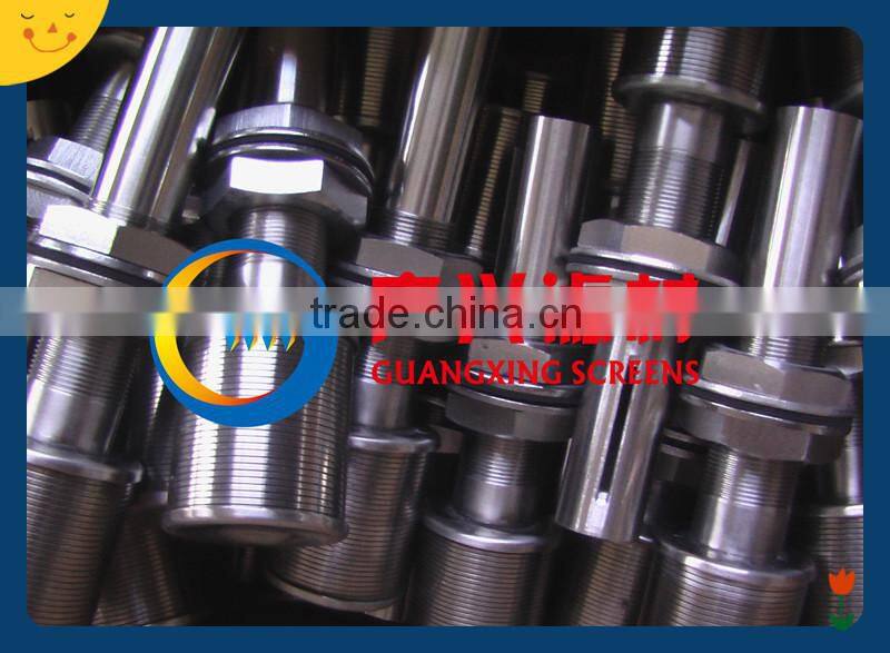 stainless steel 316L V wire filter nozzles strainer for resin water treatment